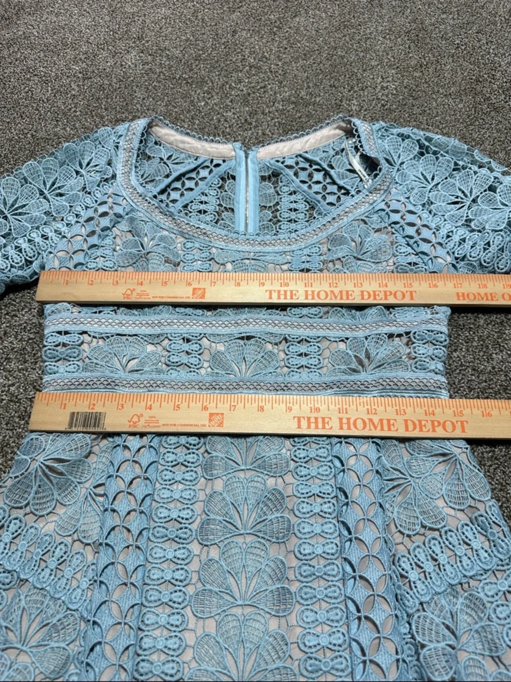 Self Portrait floral guipure lace mini dress lace size 8 - Picture 2 of 9